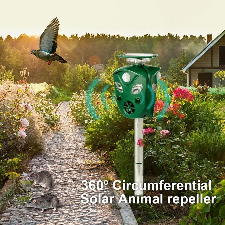 360° Solar Ultrasonic Animal Repeller - product detail 6