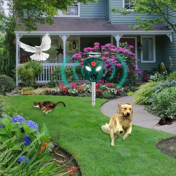 360° Solar Ultrasonic Animal Repeller - product detail 5