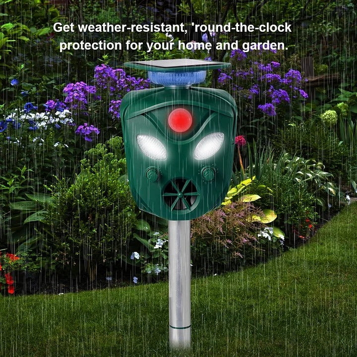 360° Solar Ultrasonic Animal Repeller - product detail 2