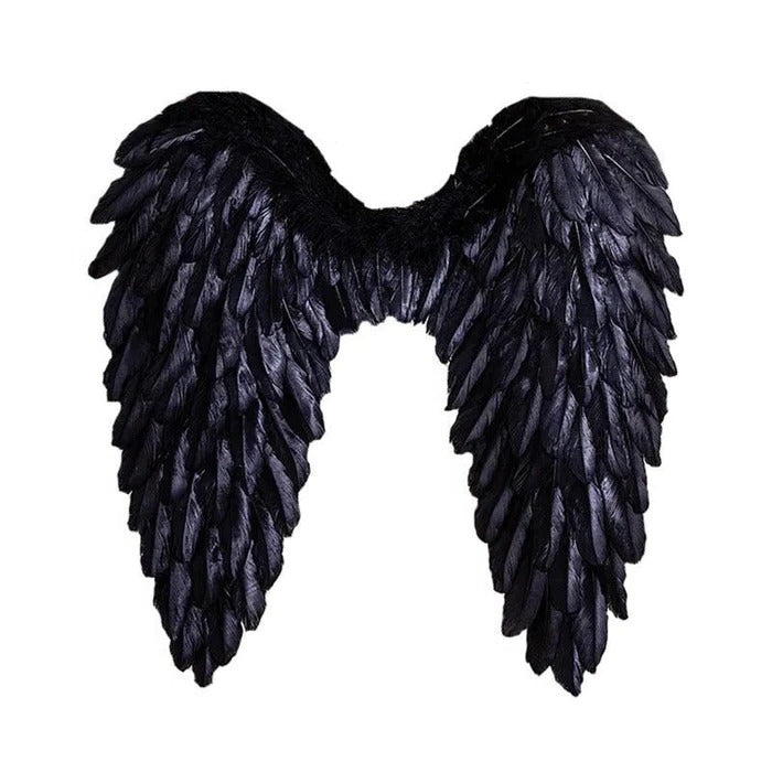 Feathered Angel Wings Costume - product detail 2