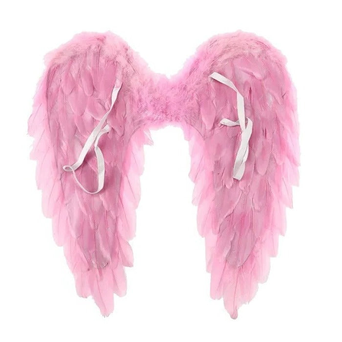 Feathered Angel Wings Costume - product detail 4