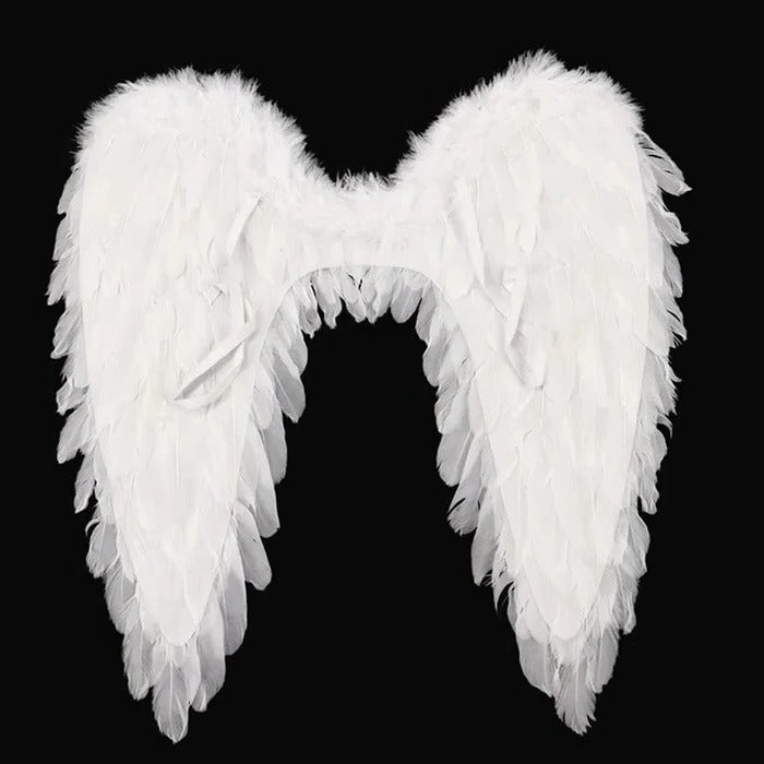 NOMOVA Feathered Angel Wings Costume