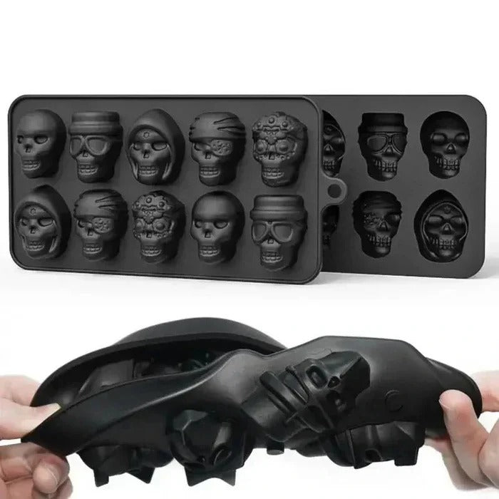 Skull-Shaped Ice Cube Tray - product detail 6