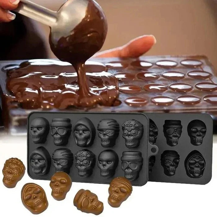 Skull-Shaped Ice Cube Tray - product detail 5