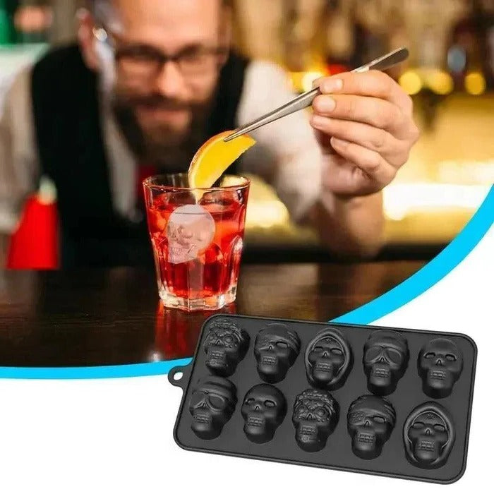 Skull-Shaped Ice Cube Tray - product detail 4
