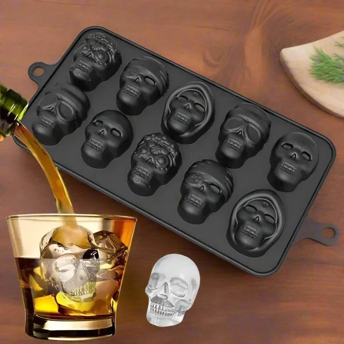 Skull-Shaped Ice Cube Tray - product detail 3