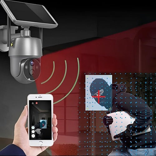 Solar-Powered Outdoor Surveillance Camera - product detail 10