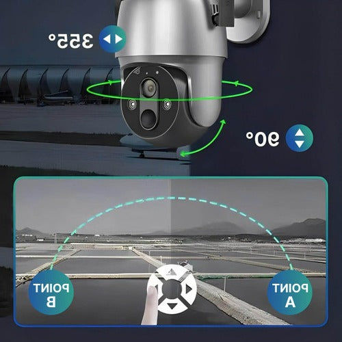 Solar-Powered Outdoor Surveillance Camera - product detail 8