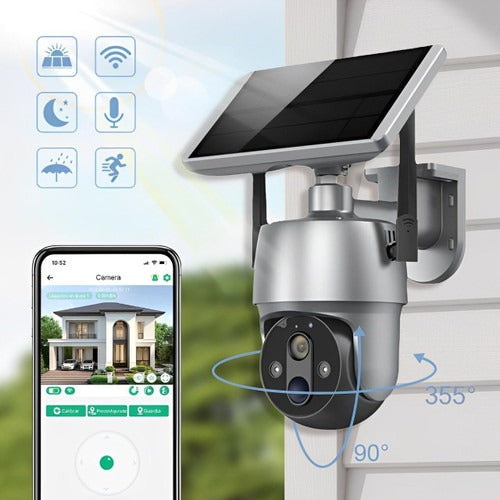 Solar-Powered Outdoor Surveillance Camera - product detail 7