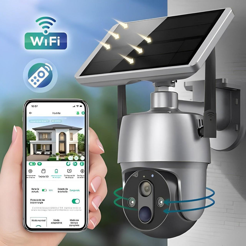 NOMOVA Solar-Powered Outdoor Surveillance Camera