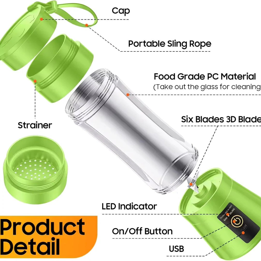 Mini Electric Portable Juicer Blender - product detail 6
