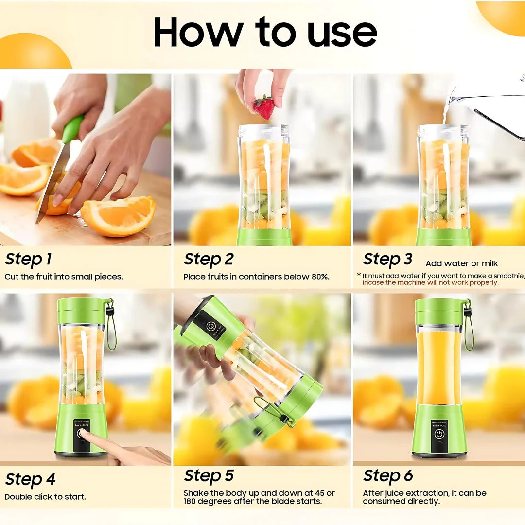 Mini Electric Portable Juicer Blender - product detail 4