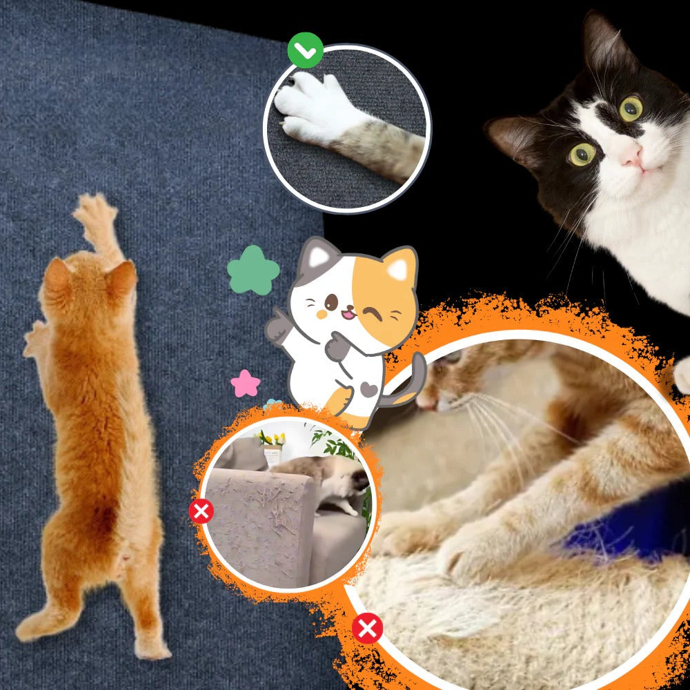 Adhesive Wall Mounted Cat Scratch Pad - product detail 11