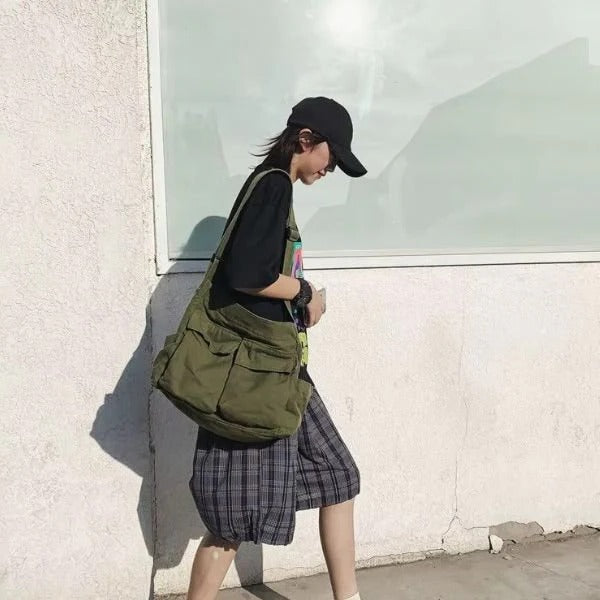 Women’s Large Shoulder Messenger Bag - product detail 12