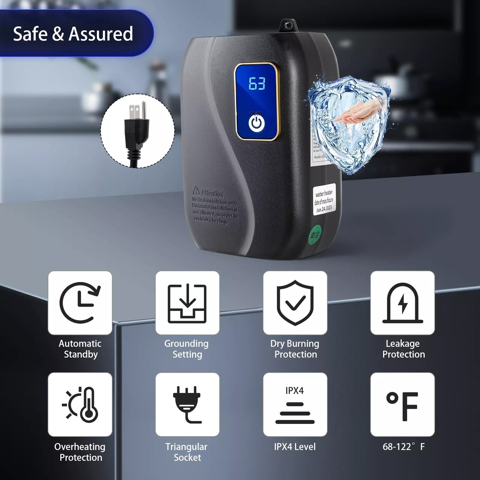 Instant Water Heater Tankless - product detail 5