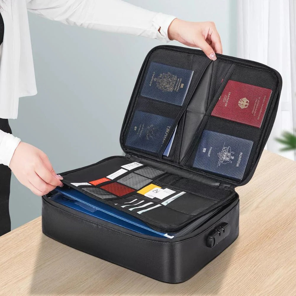 Waterproof Fireproof Document Cash Safe Bag - product detail 2