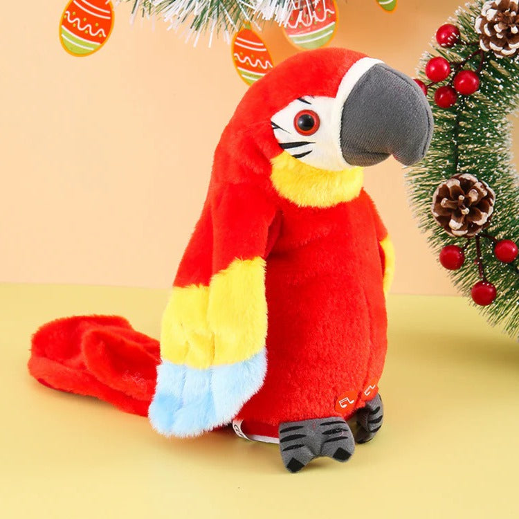 NOMOVA Talking & Music-Playing Parrot Plush Toy