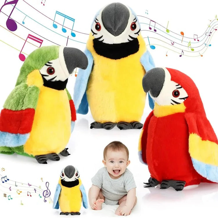 Talking & Music-Playing Parrot Plush Toy - product detail 4