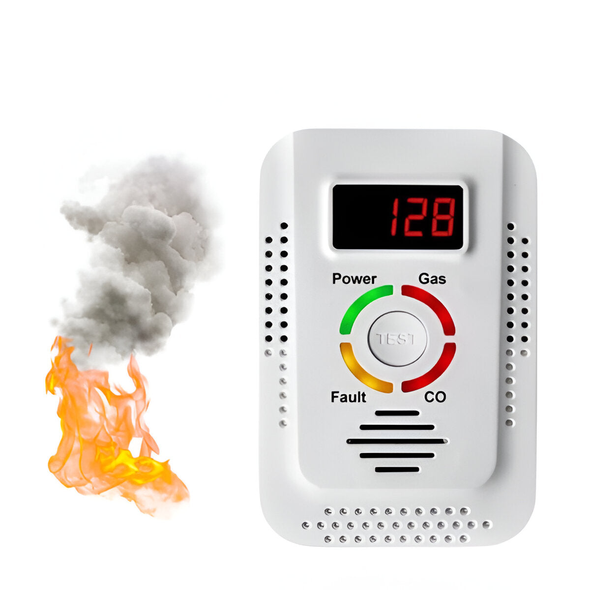 NOMOVA Plug-In Household Gas and CO Detection Unit
