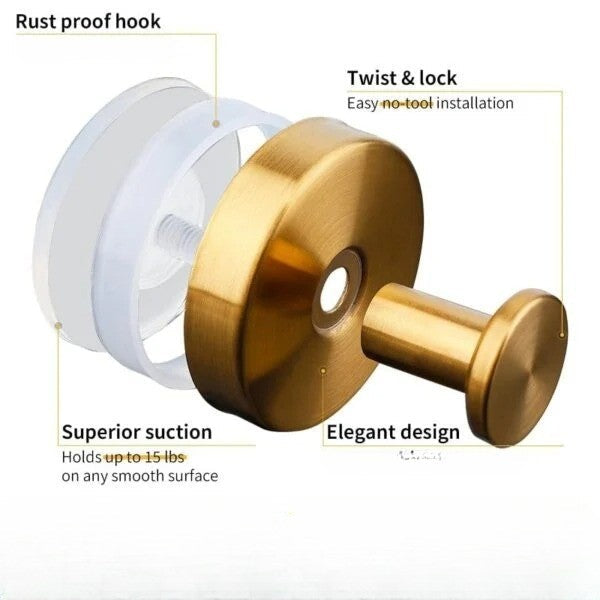Twist-Lock Suction Cup Wall Hooks - product detail 6