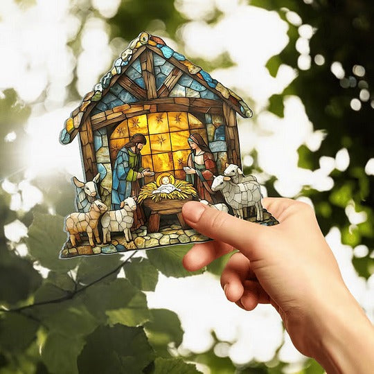 Nativity Scene Suncatcher - product detail 4