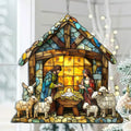 NOMOVA Nativity Scene Suncatcher