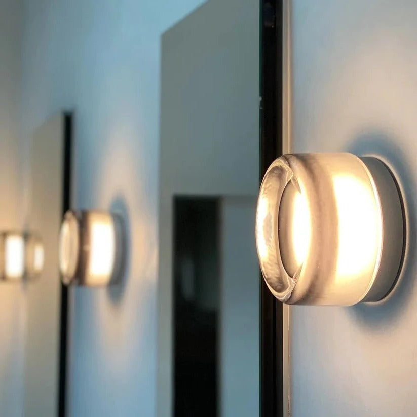 Modern Dimple Glass LED Wall Sconce - product detail 8