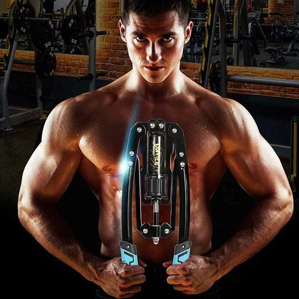 NOMOVA Heavy Duty Hydraulic Chest Arm Resistance Exerciser Workout Tool