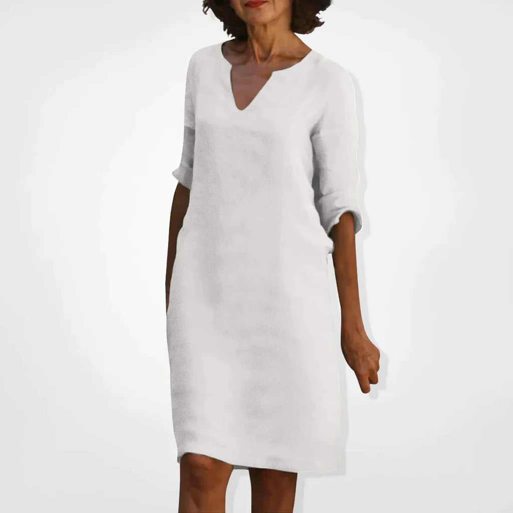 Summer Dress With V-Neck - product image 2