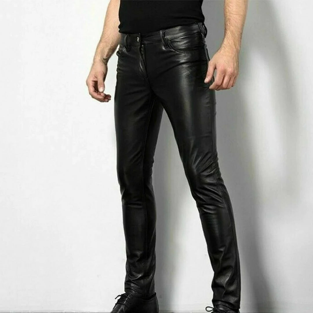 Men's Leather Jeans - product image 1