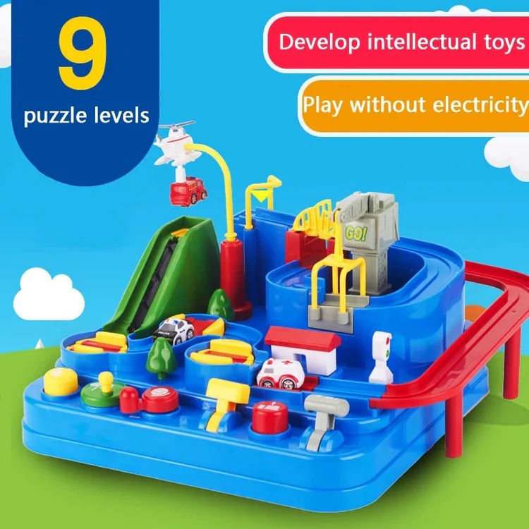 Children’s Mechanical Vehicle Track Game - product detail 3