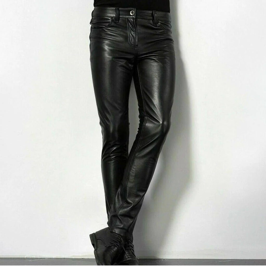Men's Leather Jeans - product image 2