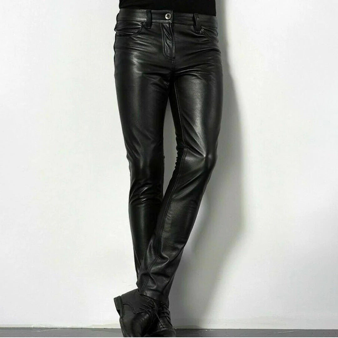 Men's Leather Jeans - product image 2