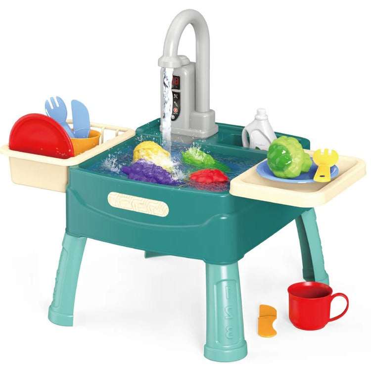 Children’s Play Kitchen with Flowing Water Feature - product detail 3