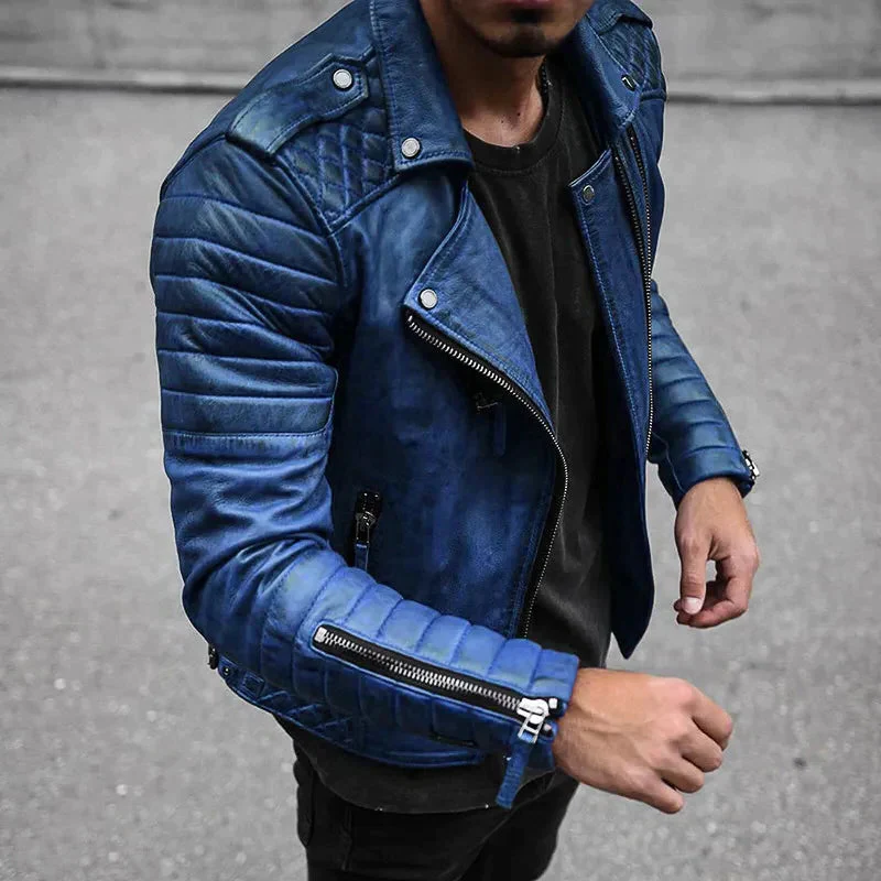 High quality, durable and stylish men's leather jacket - product image 2