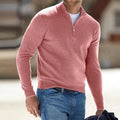 NOMOVA Men's Cashmere Zipper Basic Sweater