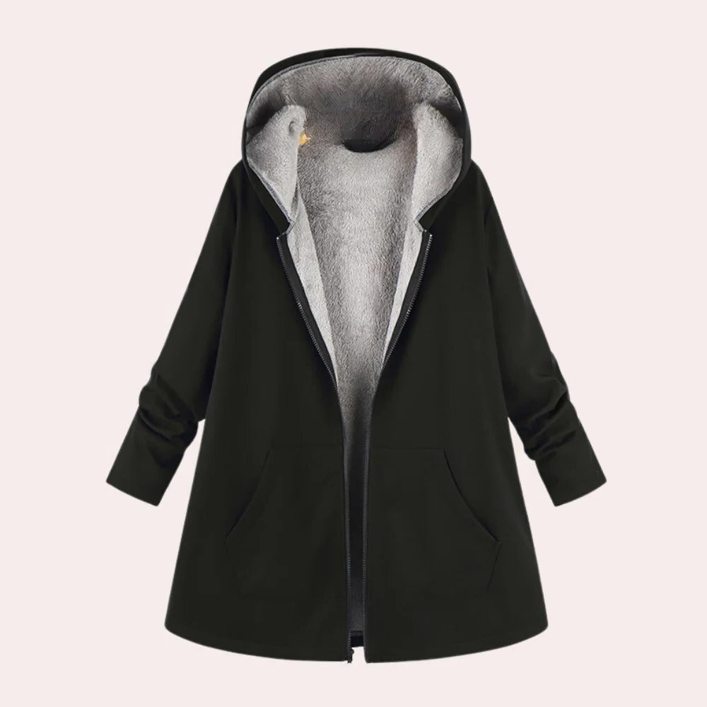 Women's Casual Warm Hooded Jacket - product image 4