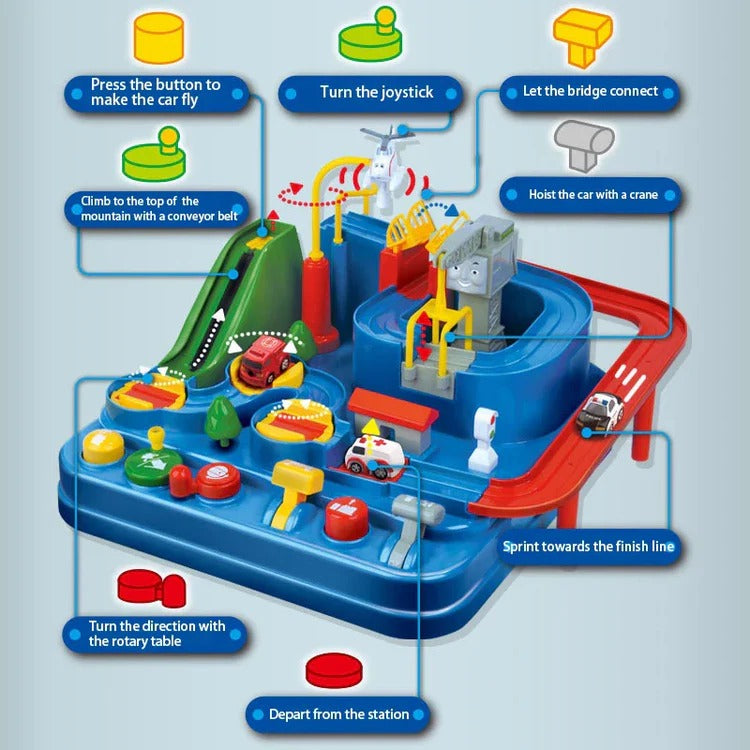 Children’s Mechanical Vehicle Track Game - product detail 2