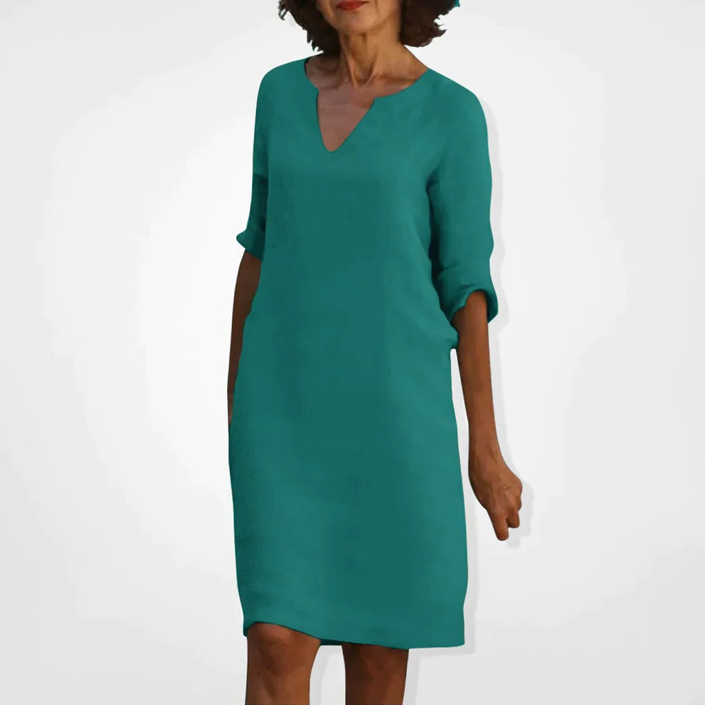 Summer Dress With V-Neck - product image 5