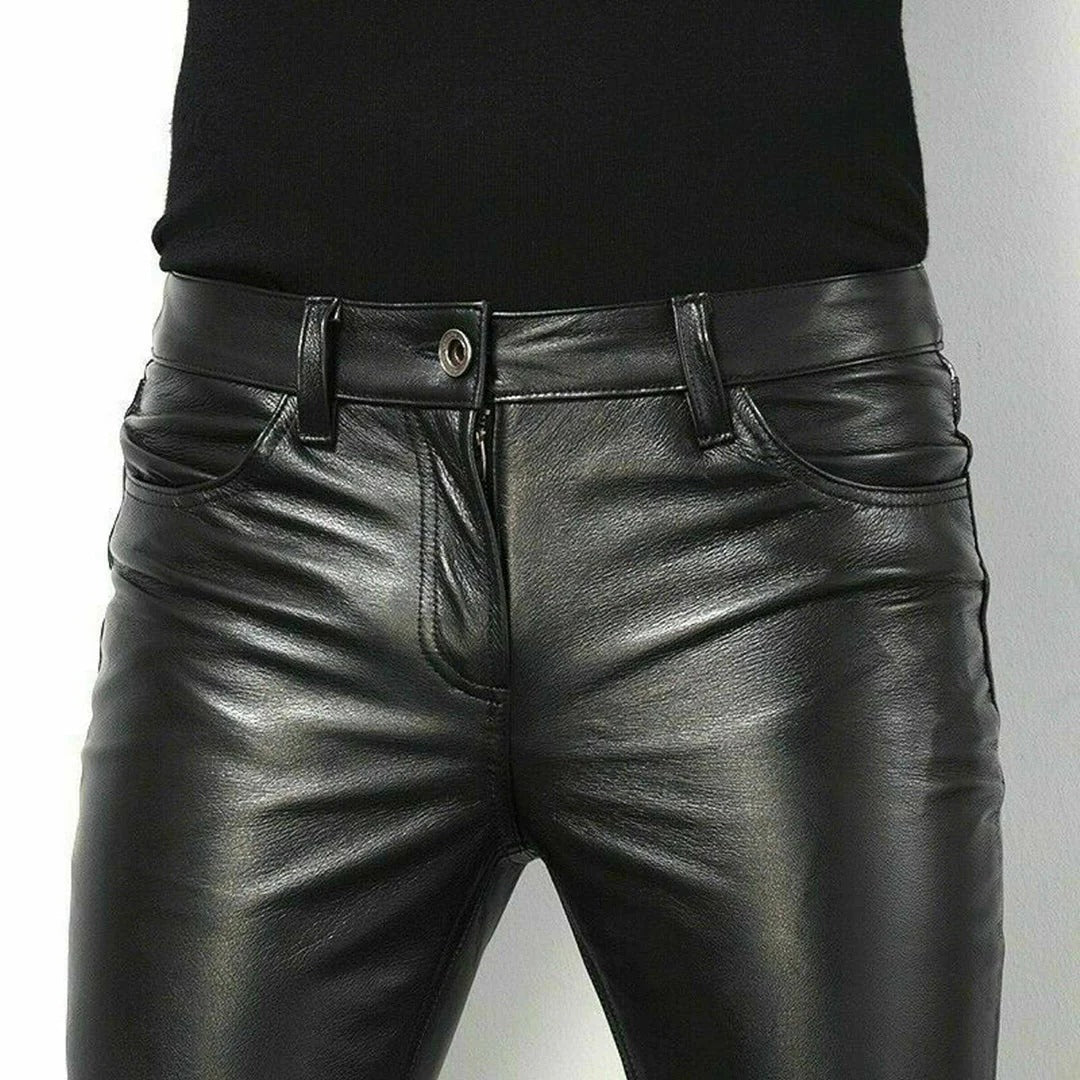 Men's Leather Jeans - product image 4
