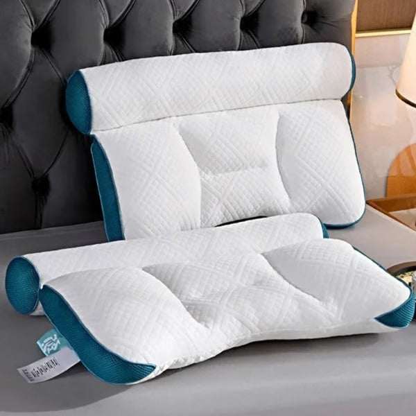 NOMOVA Ergonomic Goose Down Pillow, Cervical Support Comfort Down Pillow, Sleep Enhancing Pillow