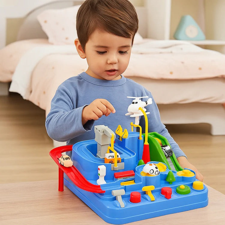 NOMOVA Children’s Mechanical Vehicle Track Game