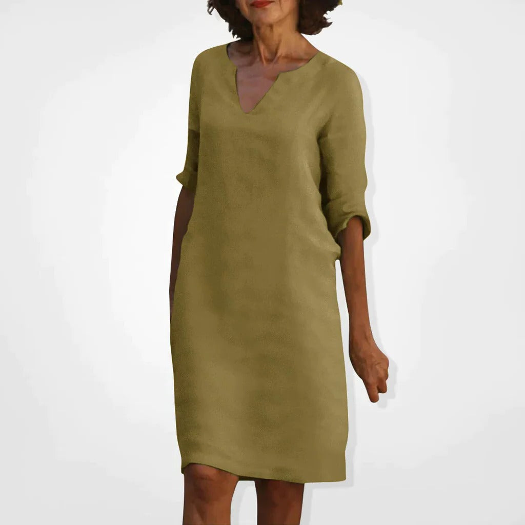 Summer Dress With V-Neck - product image 6
