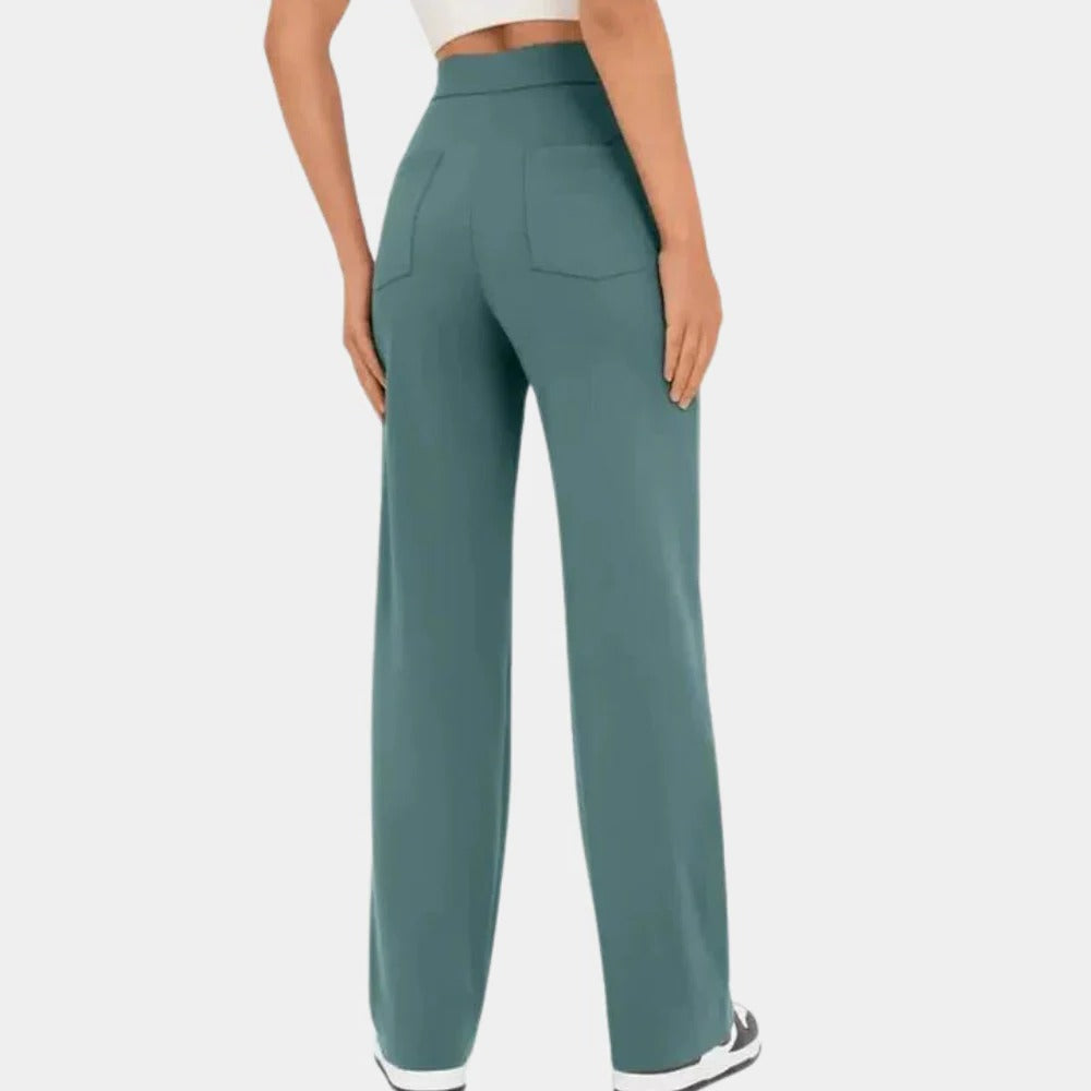 Casual High Waisted Women's Trousers - product detail 3