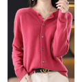 Women's round neck cardigan sweater - product image 1