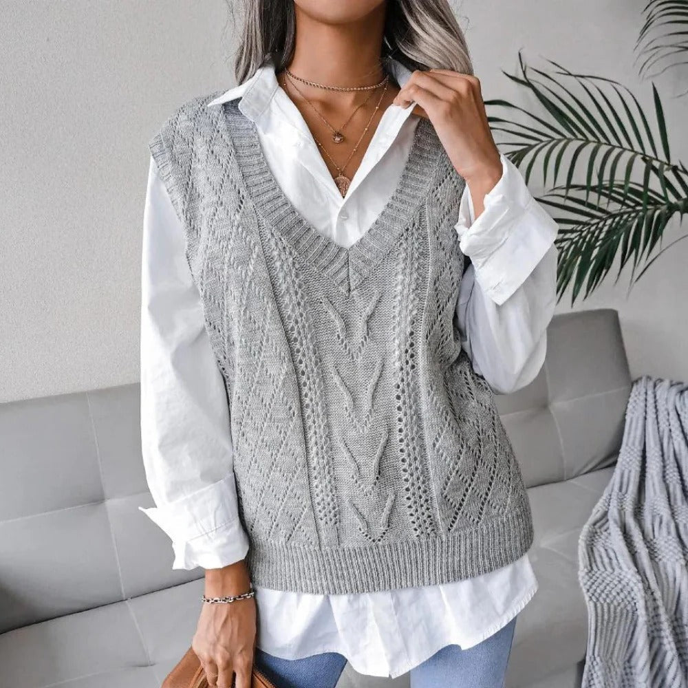 Women's V-Neck Knitted Cardigan - product image 1