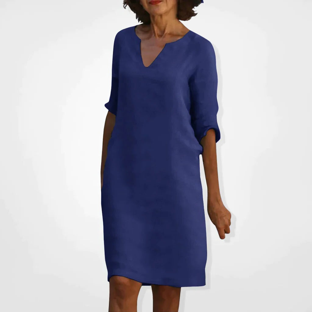 Summer Dress With V-Neck - product image 7