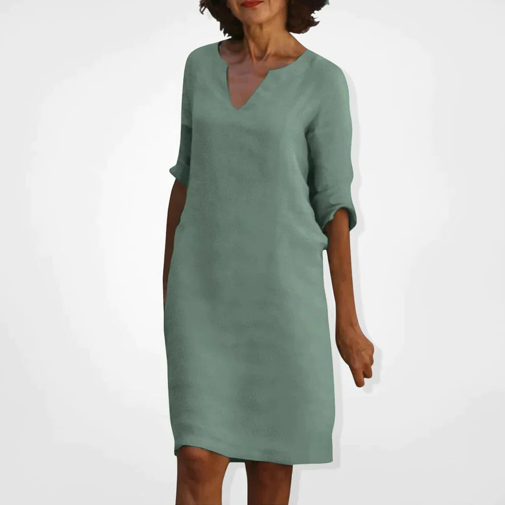 Summer Dress With V-Neck - product image 8