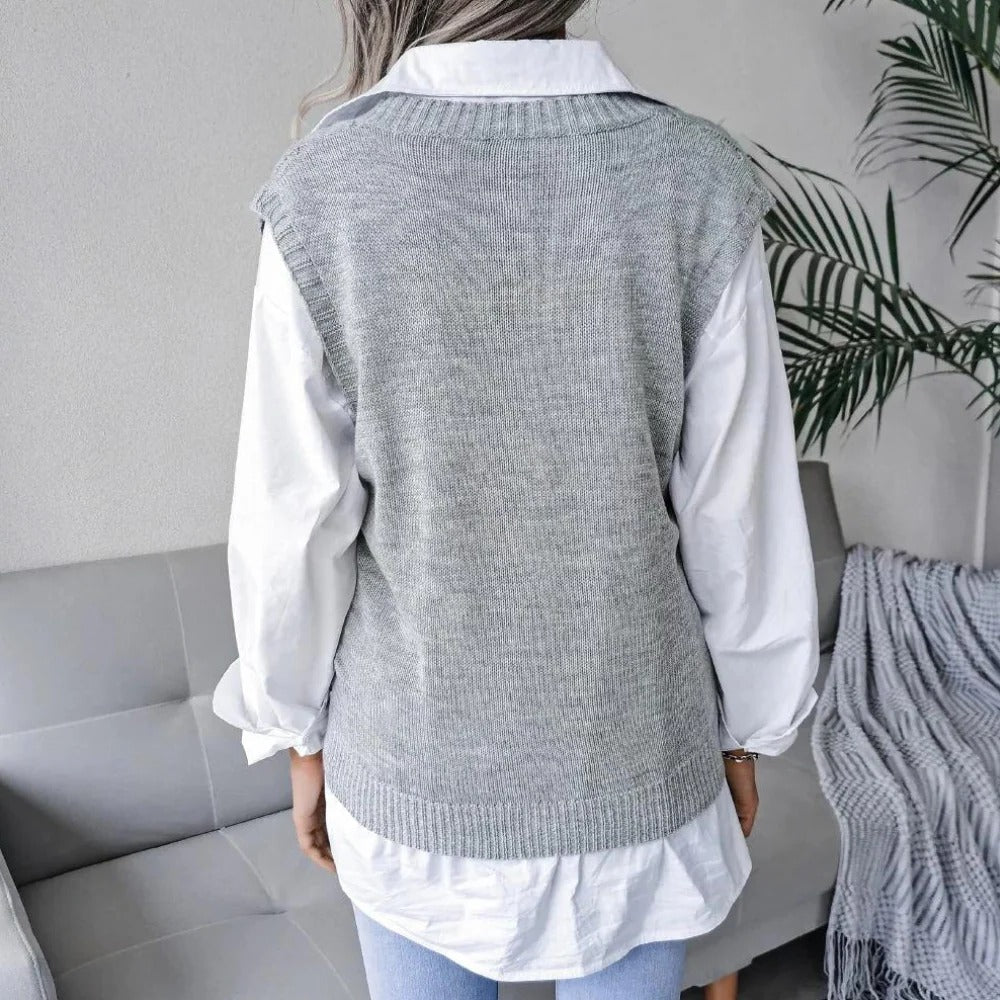 Women's V-Neck Knitted Cardigan - product image 3