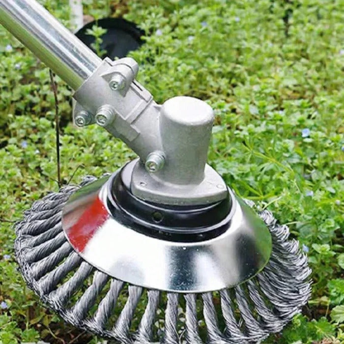 Heavy-Duty Wire Weeding Wheel - product detail 6